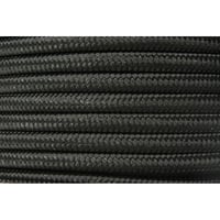 Cable iluminación textil calibre 18 1 m negro