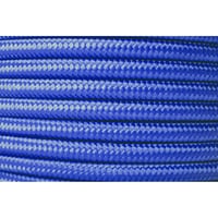 Cable iluminación textil calibre 18 1 m azul rey