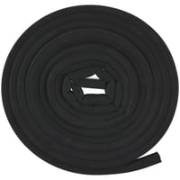 Cinta adhesiva de hule 14.3 mm x 7.9 mm x 3.05 m negro