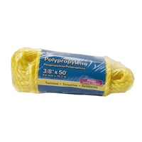 Cuerda de polipropileno 3/8" x 15 m amarilla