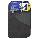 Tapete Michelin 4 pzas alfombra-hule gris