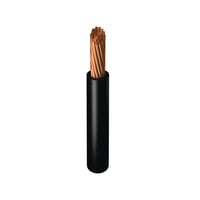 Cable de cobre 2 AWG 1m negro