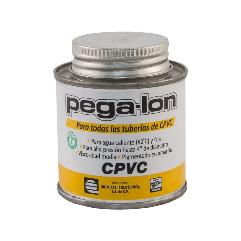 Pegamento para tubería de cpvc rígido hasta 2
