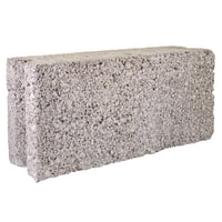 Block macizo liso 12 x 18 x 38 cm