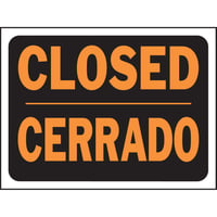 Senal Bilingue Abierto/Cerrado-Open/Close