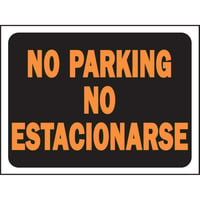 Senal Bilingue No Estacionarse/No Parking