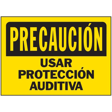 Senal Precaucion Usar Proteccion Auditiva