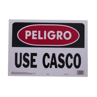 Senal Peligro Use Casco