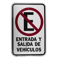 Senal Entrada y Salida de Vehiculos