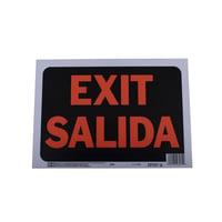 Senal Bilingue Exit/Salida
