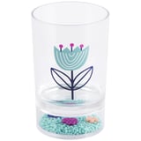 Vaso de baño floral