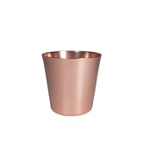 Vaso cono medio aluminio color cobre