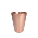 Vaso cono grande aluminio color cobre