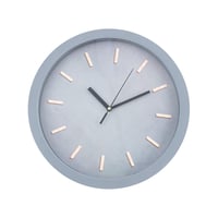 Reloj de Pared Gris 30 cm
