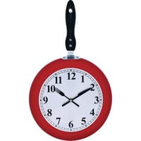 Reloj de Cocina Sartén Rojo 32 x 45 cm