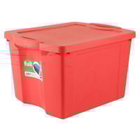 Caja organizadora 75lts rojo