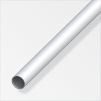 Tubo Redondo 10 mm Aluminio Anodizado Plata 2.5 m