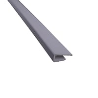 Perfil protector de láminas y filos 4 x 15 mm PVC Blanco 1 m