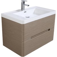 Mueble de baño river taupe 80 cm