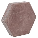 Adoquín hexagonal rosa  24x24x6cm AC