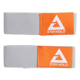Velcro stayhold quick straps, 2 piezas color gris, correa elástica con sistema de sujeción a base de gancho y felpa