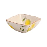 Bowl cuadrado limones 14x14
