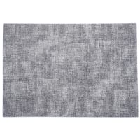 Mantel individual PU gris claro 30 x 43 centímetros