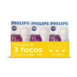 3pack foco led 9.5w/75w LC