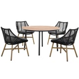 Juego Comedor Terraza Bruselas 5 Pz