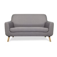 Sofa 2 plazas gris claro