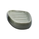 Jabonera cerámica gris