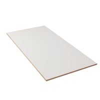 Tablero de MDF de 15 mm 1.22 m x 2.44 m blanco cristal