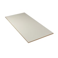 Tablero de MDF de 18 mm 1.22 m x 2.44 m blanco absoluto