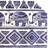 Camino de mesa elefantes