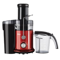 Oster Extractor de jugos de 2 velocidades Rojo