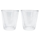 Set 2 vasos de vidrio doble pared 100 ml