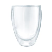 Vaso de vidrio doble pared 325 ml pza