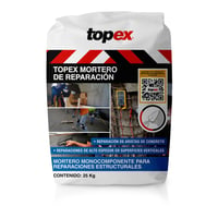 Mortero de reparación Topex 25 kg