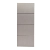 Puerta Tambor MDF Nápoles Gris Amanecer 3 Líneas 70 x 213 cm