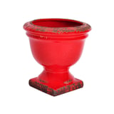 Jarron Ceramica Rojo Estilo Co