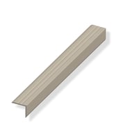 Remate escal "L" 25x21mm pvc gris 1m