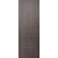 Puerta Tambor HDF Lucerna Cenizo Texturizada 70 x 213 cm