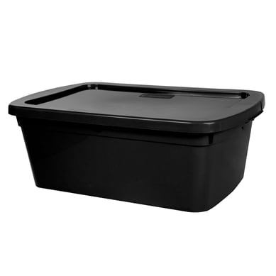 Caja plstica Eco Line  6 litros negra