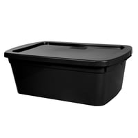 Caja plástica Eco Line  6 litros negra