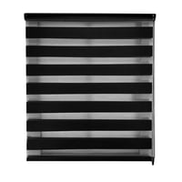 Persiana Dúo Enrollable Negro 180 x 220 cm