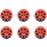 Juego de 6 clips para bolsas de mariquita