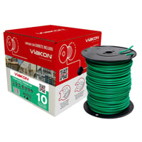 Cable Viakon THHW-LS #10 Verde 100 Metros
