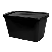 Caja plástica Eco Line  15 litros negra