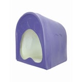 Casa Mascota Mediana Púrpura  con Aditivo Antibacterial