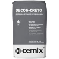 DeConcreto recubrimiento para dar acabado tipo concreto pulido Cemix de 20 kg